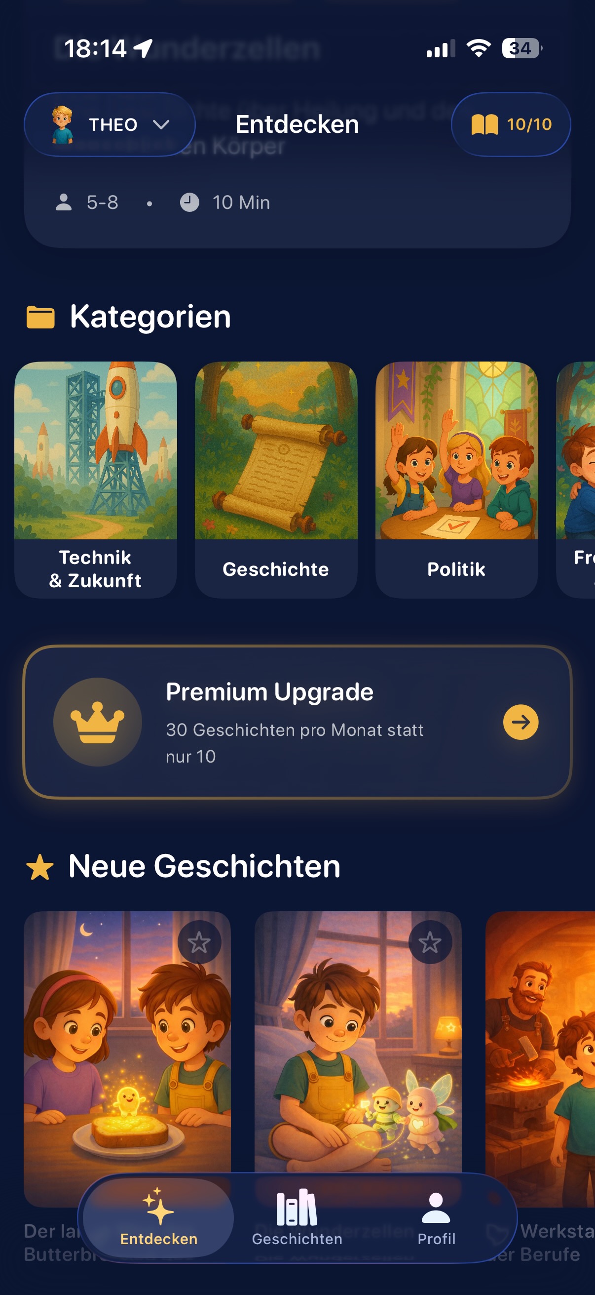 Geschichte: Die Wunderzellen